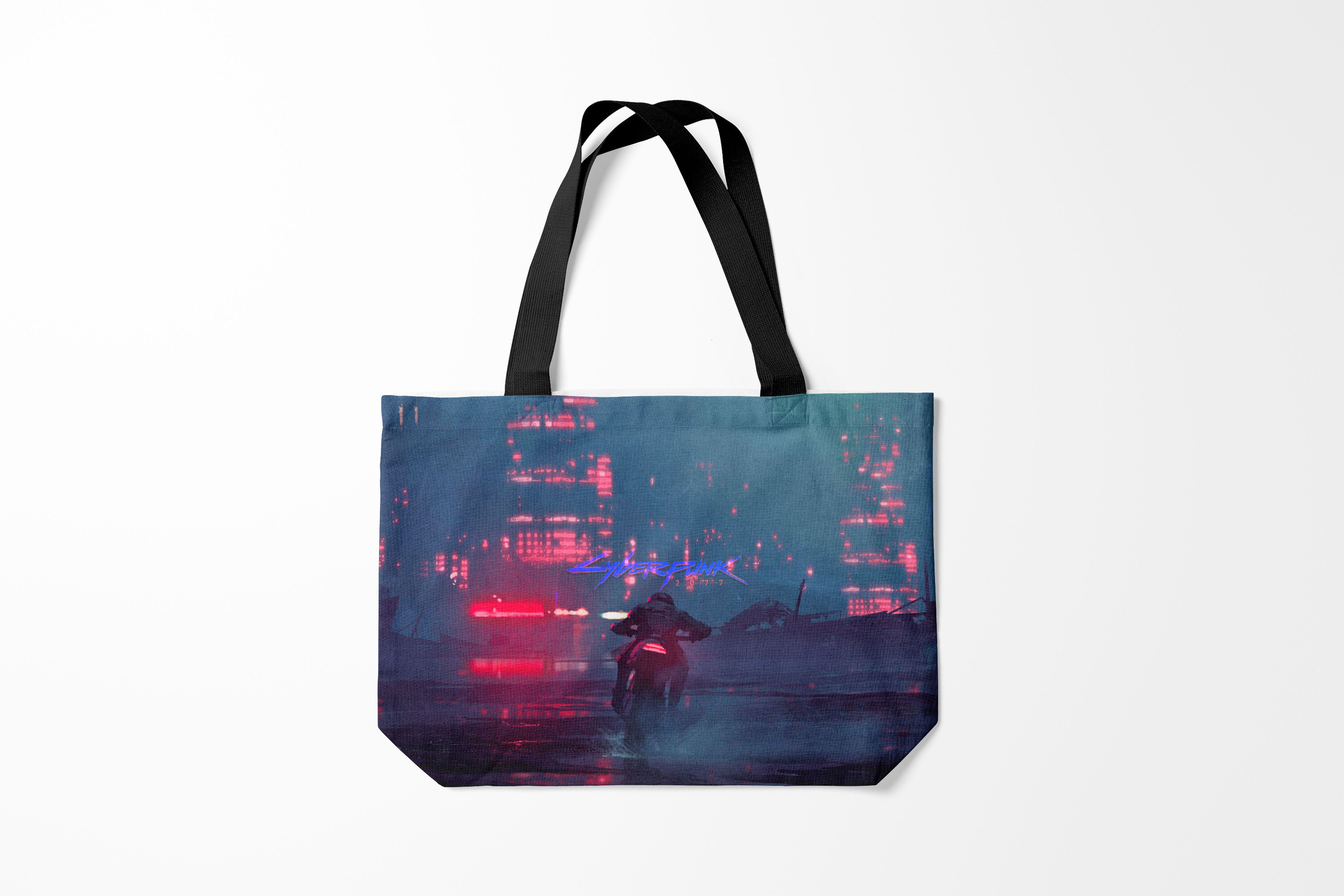 

Сумка шoппер унисекс Burnettie Cyberpunk 2077 Futurism, синий, Cyberpunk 2077 Futurism
