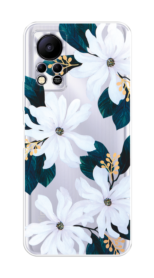 

Чехол на Infinix Hot 11S Nfc "Delilah Flower", Зеленый;белый, 3100950-1