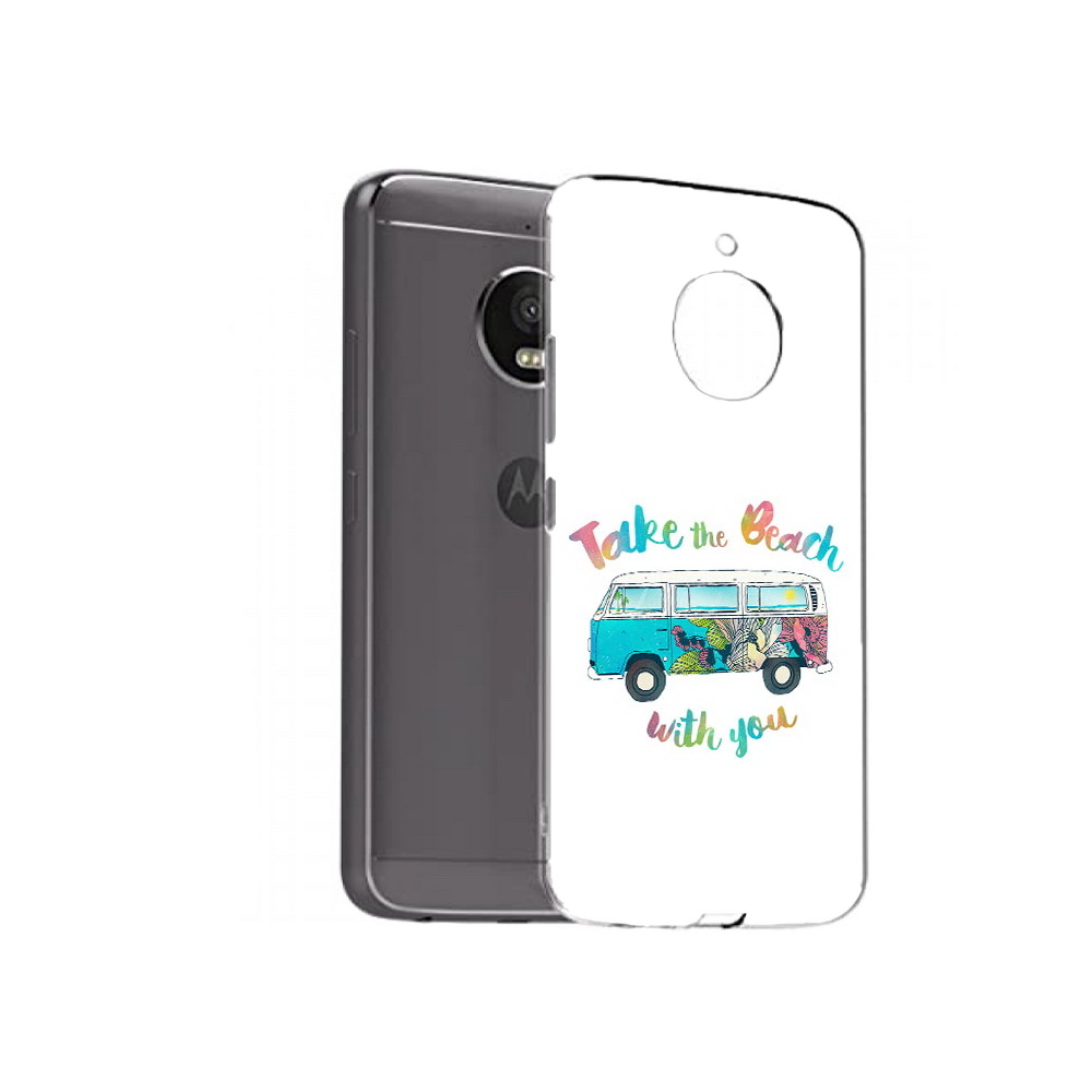 

Чехол MyPads Tocco для Motorola Moto E4 Plus Хиппи автобус (PT100001.341.190), Прозрачный, Tocco