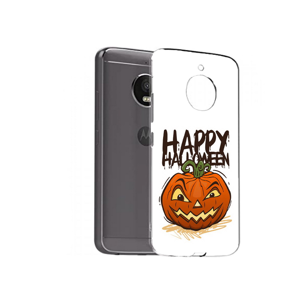 

Чехол MyPads Tocco для Motorola Moto E4 Plus Хэллоуин счастливый (PT100001.341.195), Прозрачный, Tocco