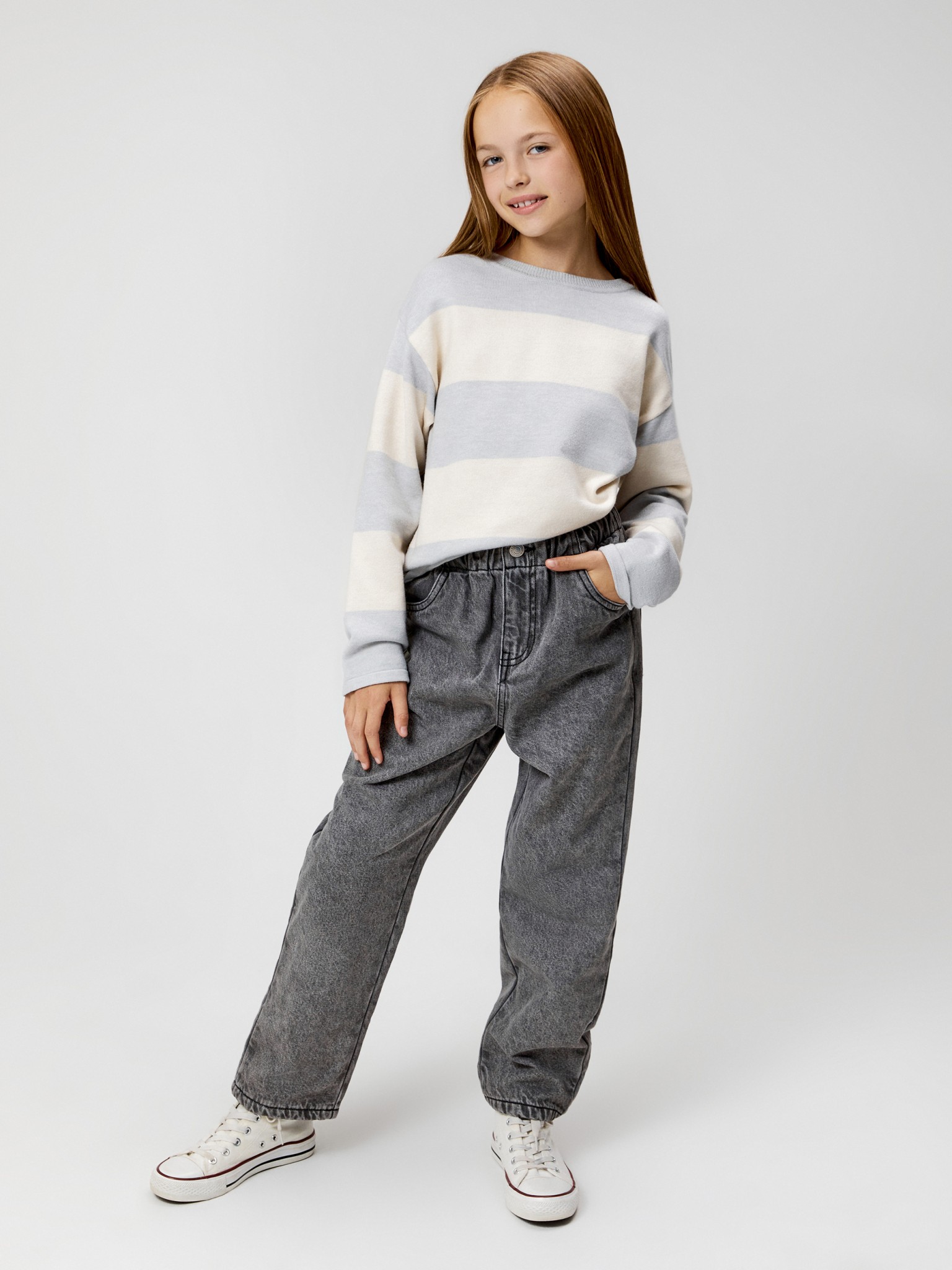 Джинсы детские Acoola 20210440088, серый, 164