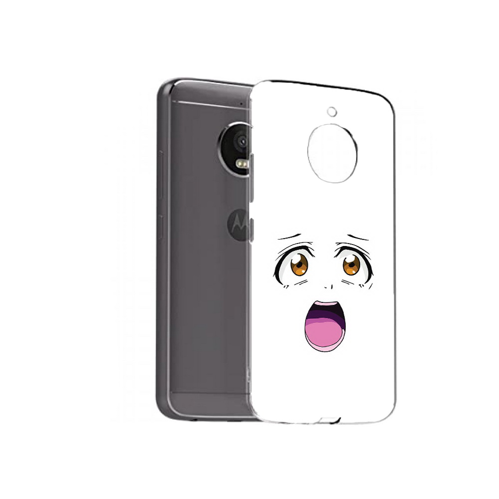 

Чехол MyPads Tocco для Motorola Moto E4 Plus аниме лицо (PT100001.341.223), Прозрачный, Tocco