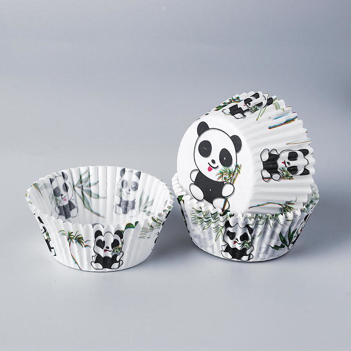 

Тарталетки «Панда», набор 24 шт., виды МИКС, Белый