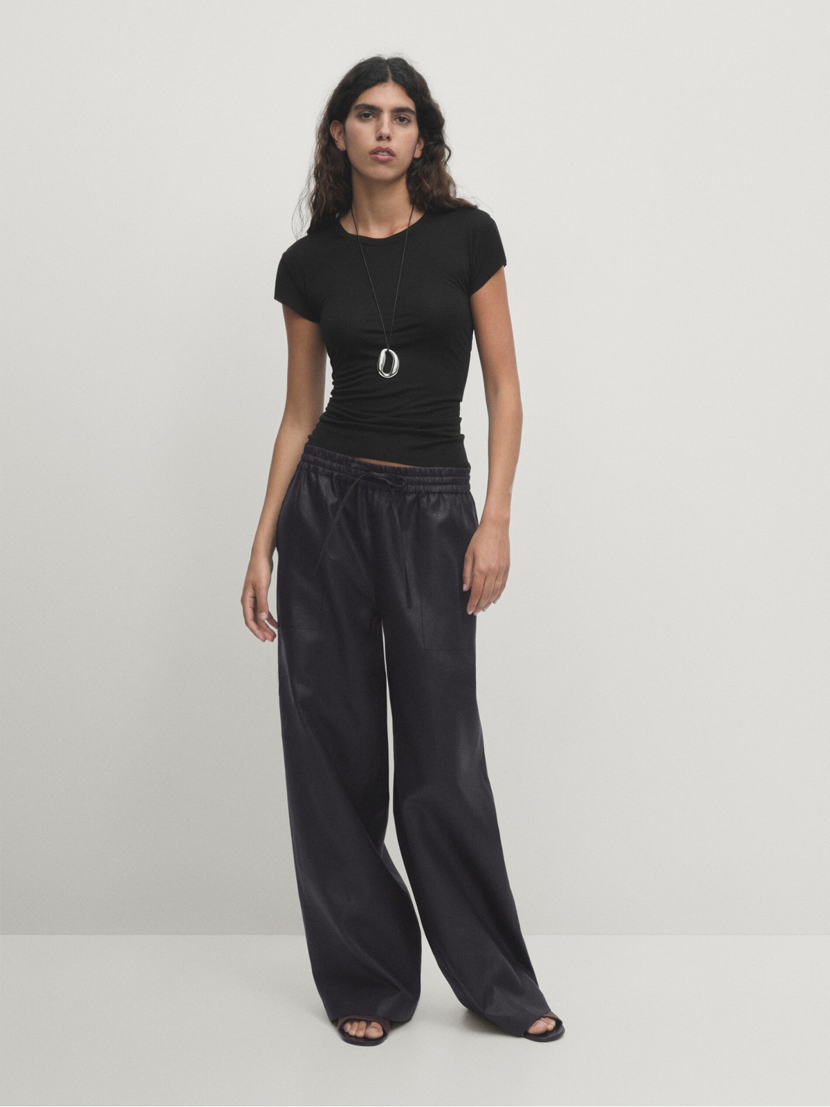 

Брюки женские Massimo Dutti 5084/774-I2024 синие 36 EU, Синий, 5084/774-I2024