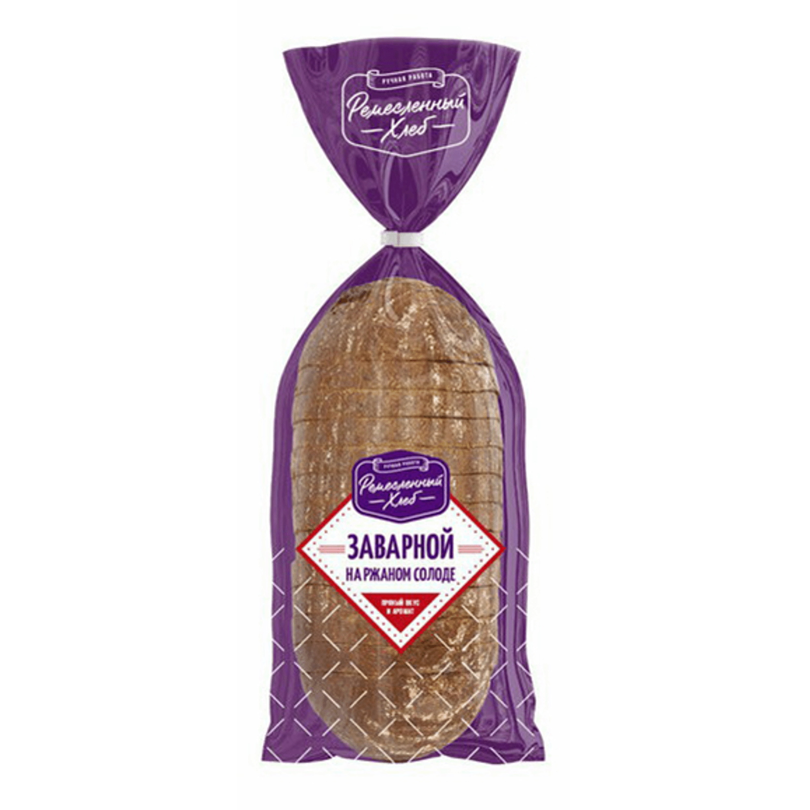 Хлеб серый Аладушкин Заварной пшенично-ржаной солод 350 г