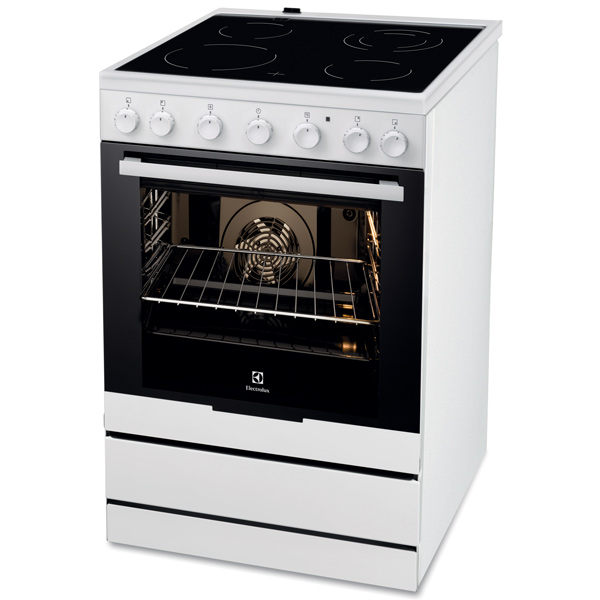 фото Электрическая плита electrolux ekc96150aw white