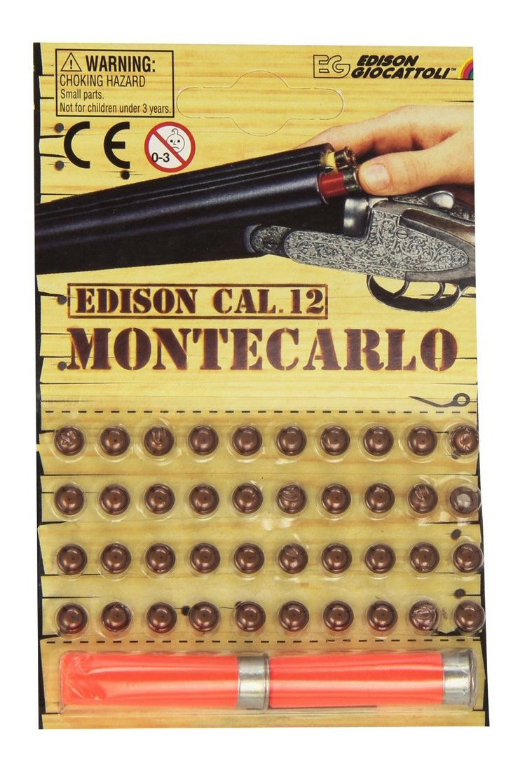 фото Пистоны montecarlo, blister edison giocattoli