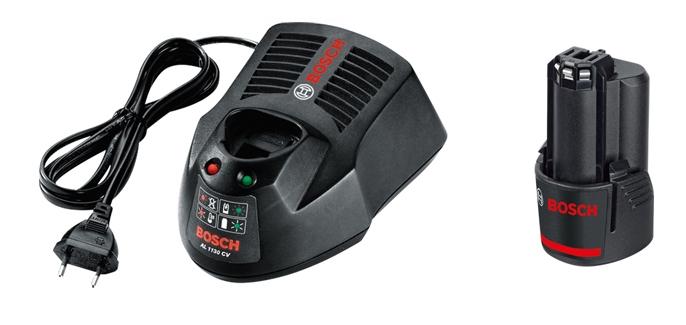 фото Аккумулятор и зарядное устройство bosch li-ion 1 x 10,8 в; 2,0ah + al1130 1600z00041