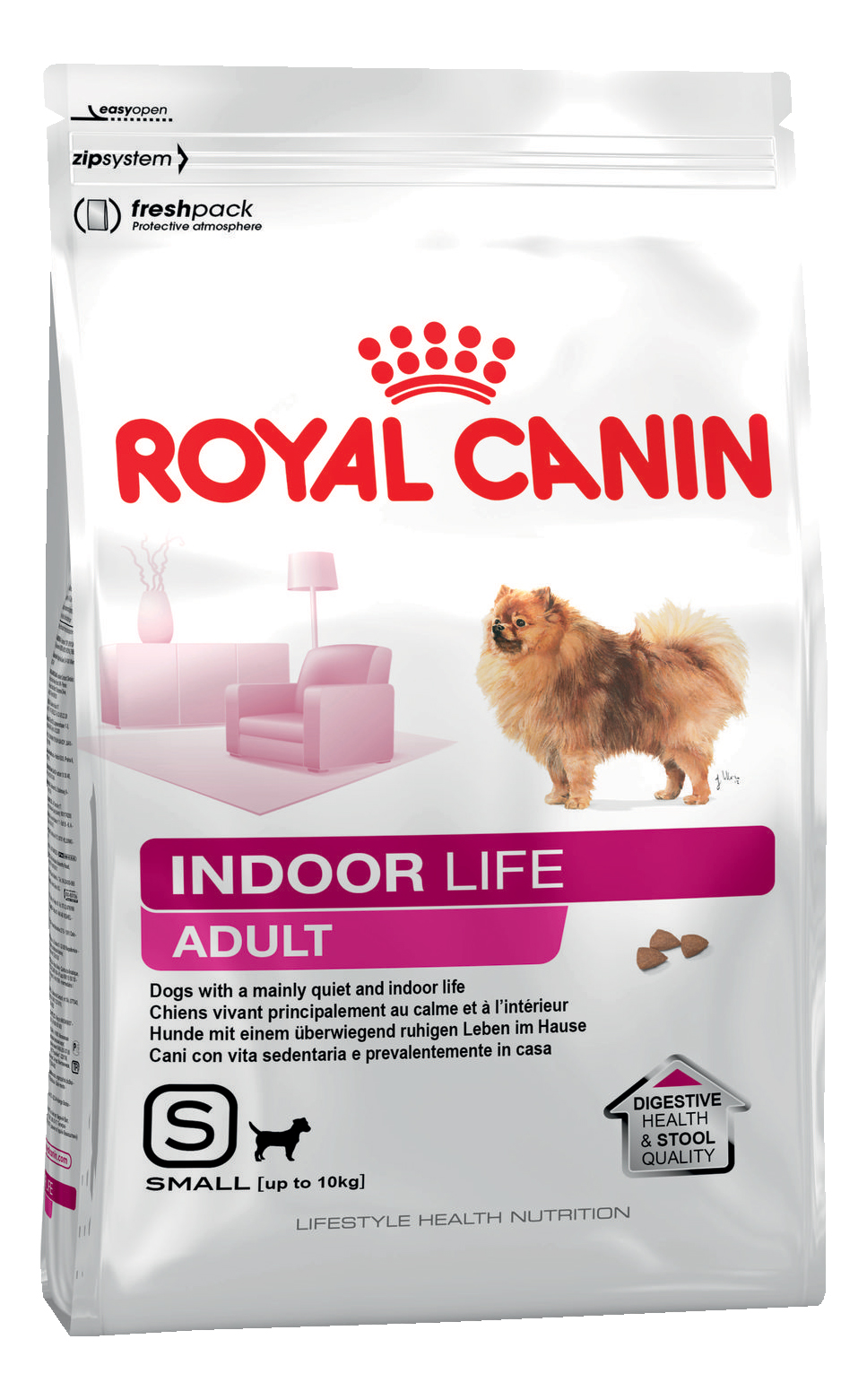 фото Сухой корм для собак royal canin adult indoor life, рис, птица, 3кг