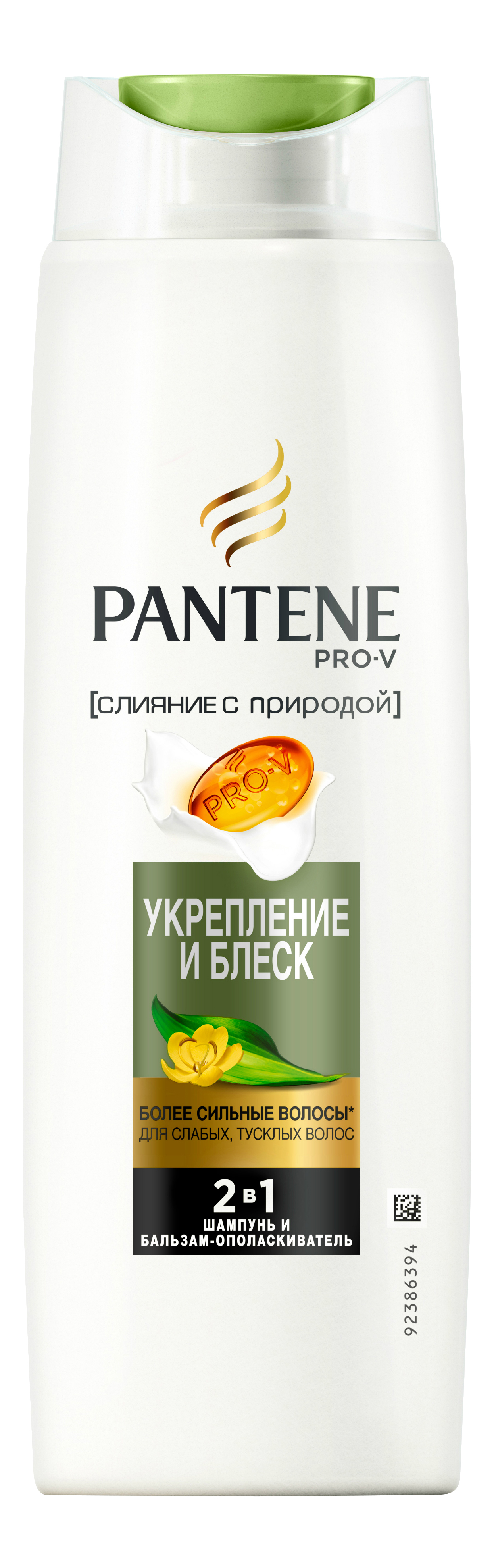 

Шампунь Pantene Слияние с природой Укрепление и блеск 400 мл, Слияние с природой