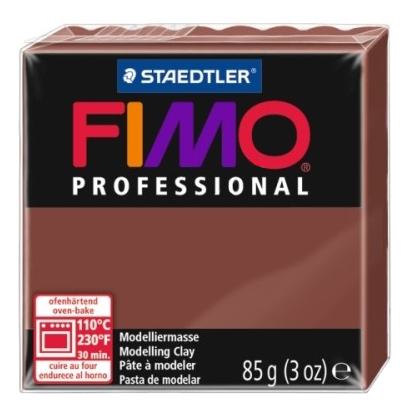 Глина для лепки Staedtler FIMO Шоколад пластика полимерная глина 85 г professional серый дельфин