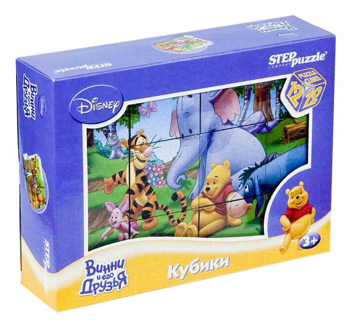 фото Детские кубики step puzzle "disney винни пух"