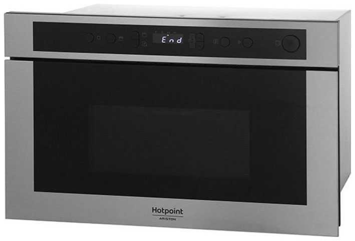 фото Встраиваемая микроволновая печь hotpoint-ariston mn413ixha silver