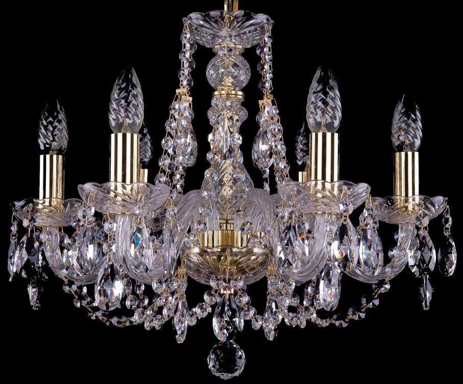 фото Люстра подвесная bohemia ivele crystal 1406/6/195/g