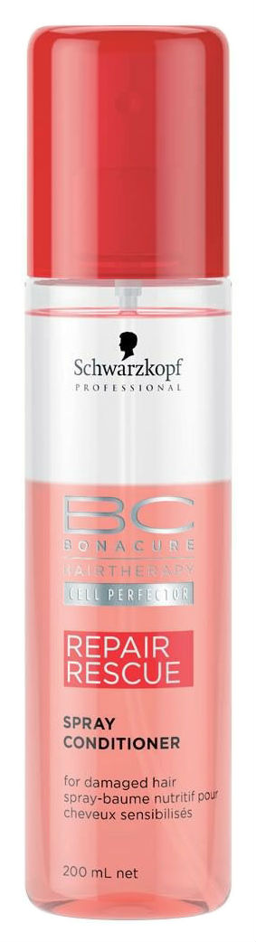 Спрей для волос Schwarzkopf Professional Bonacure Repair Rescue 200 мл bonacure интенсивный питательный мицеллярный шампунь bonacure peptide repair rescue