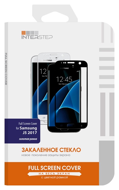 

Защитное стекло InterStep для Samsung Galaxy J5 (2017) Gold, iS-TG-SAMJ57FSG-000B201