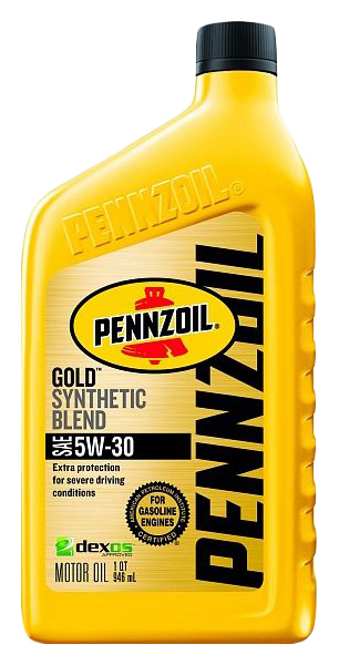 

Моторное масло Pennzoil Gold Synthetic Blend Dexos1 5W30 0,946 л, Gold Synthetic Blend Dexos1