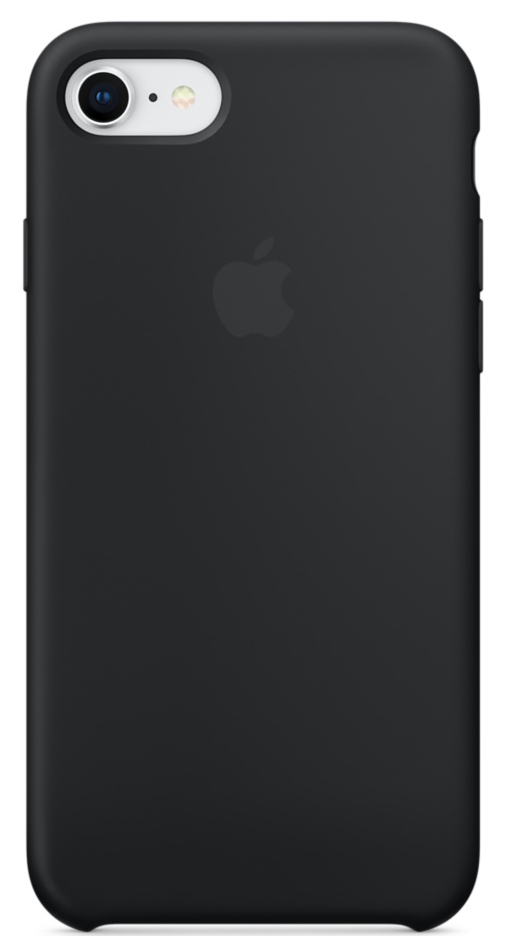 Кейс для Apple iPhone 8 / 7 Silicone Case Black (MQGK2ZM/A)