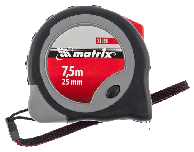 Рулетка MATRIX Continuous fixation 7.5мх25мм 31090 рулетка matrix fine 7 5мх25мм 31018