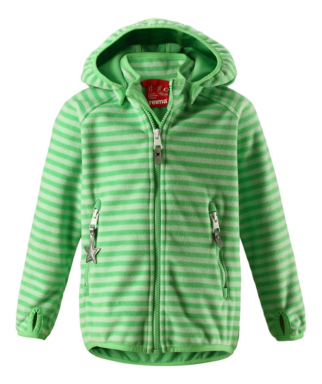 Куртка детская Reima Vuoksi р.116 зеленая