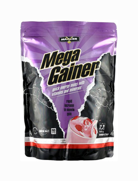 фото Гейнер maxler mega gainer, 1000 г, strawberry