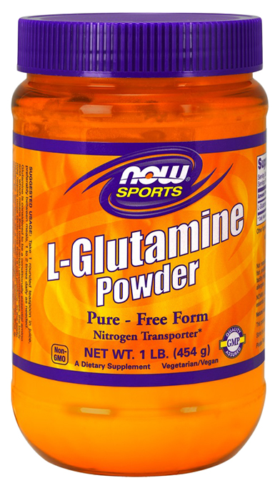 L-Glutamine Powder NOW Sports 454 г