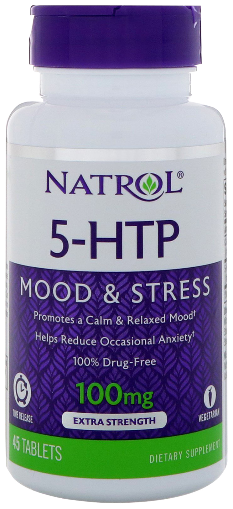 5-HTP Time Release Natrol, 45 таблеток