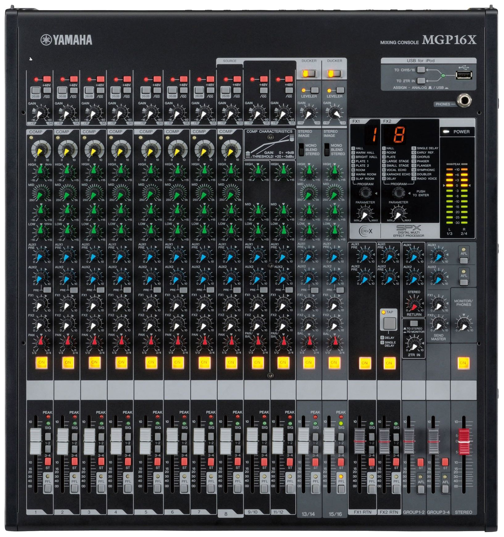 

Микшер Yamaha MGP16X, MGP16X