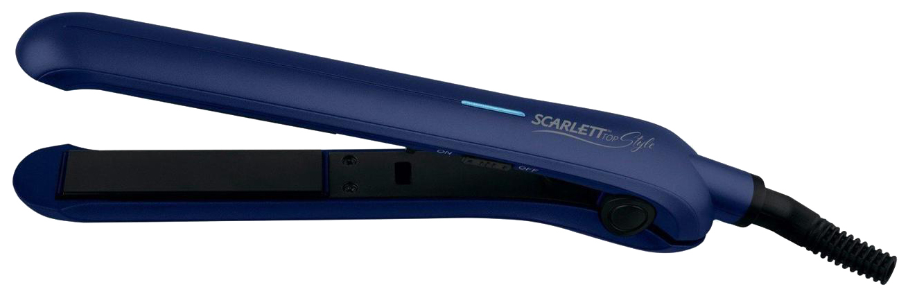 Выпрямитель волос Scarlett Top Style SC-HS60600 Blue расческа выпрямитель scarlett sc 060 blue