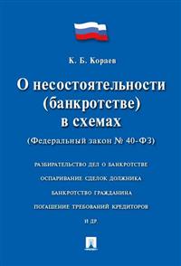 фото Книга о несостоятельности (банкротстве) в схемах (федеральный закон №127-фз) проспект