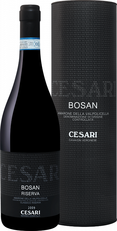 

Вино Bosan Amarone Della Valpolicella DOCG Classico Riserva Cesari in gift box, Amarone