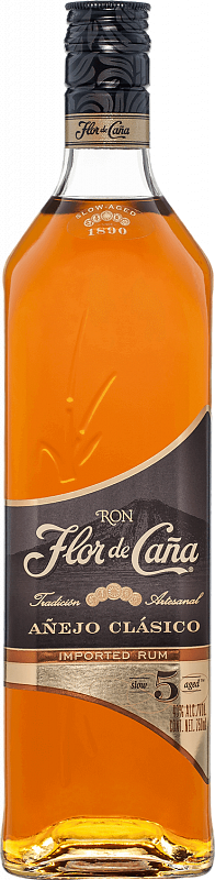 фото Ром flor de cana anejo clasico 5 yo, 750 мл licorera de nicaragua