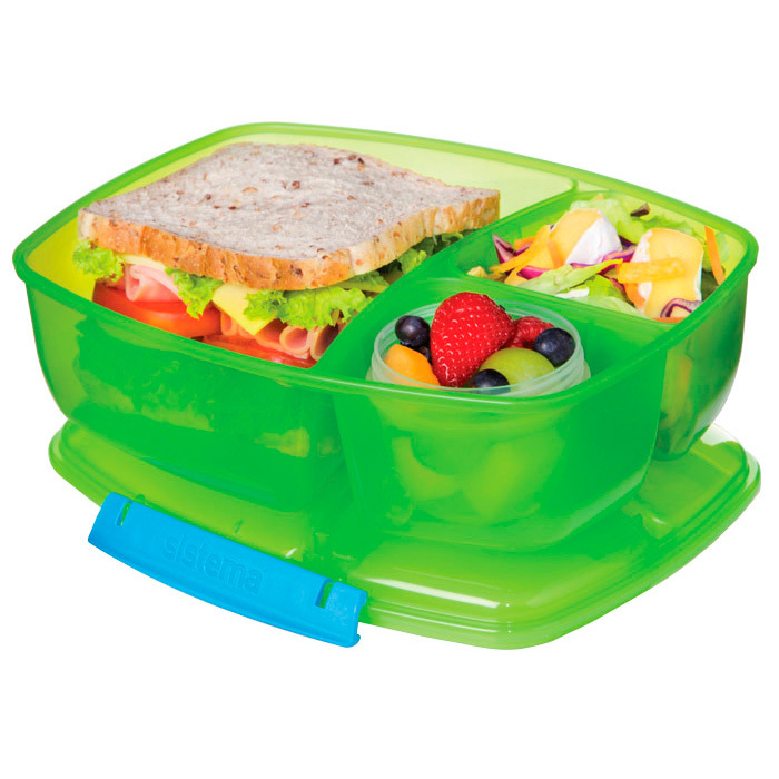 

Sistema Контейнер трехсекционный с баночкой Lunch 2 л, Красный