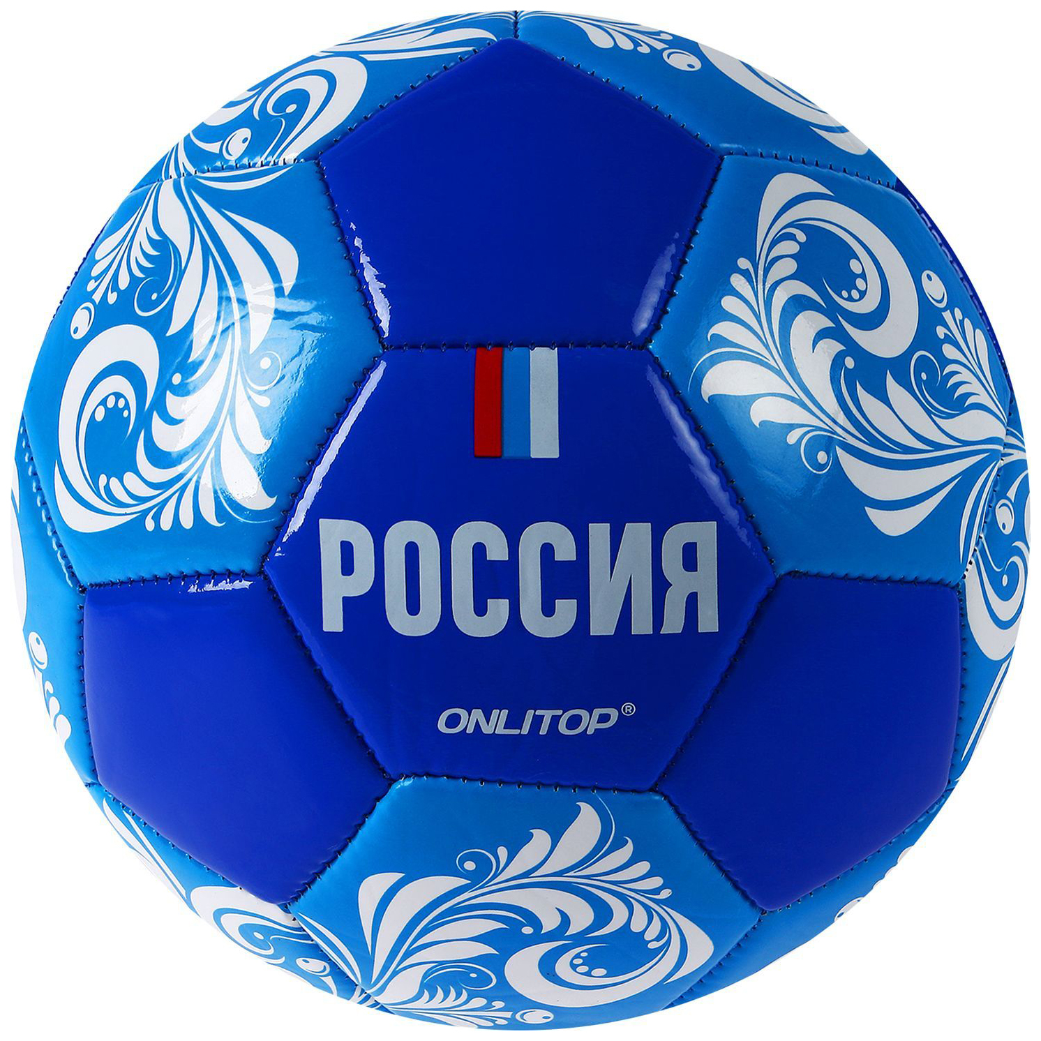 Футбольный мяч Onlitop Россия №5 blue