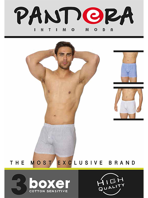 

Трусы мужские мужские Pandora PD разноцветные M, PD 1820 (3 шт.) boxer