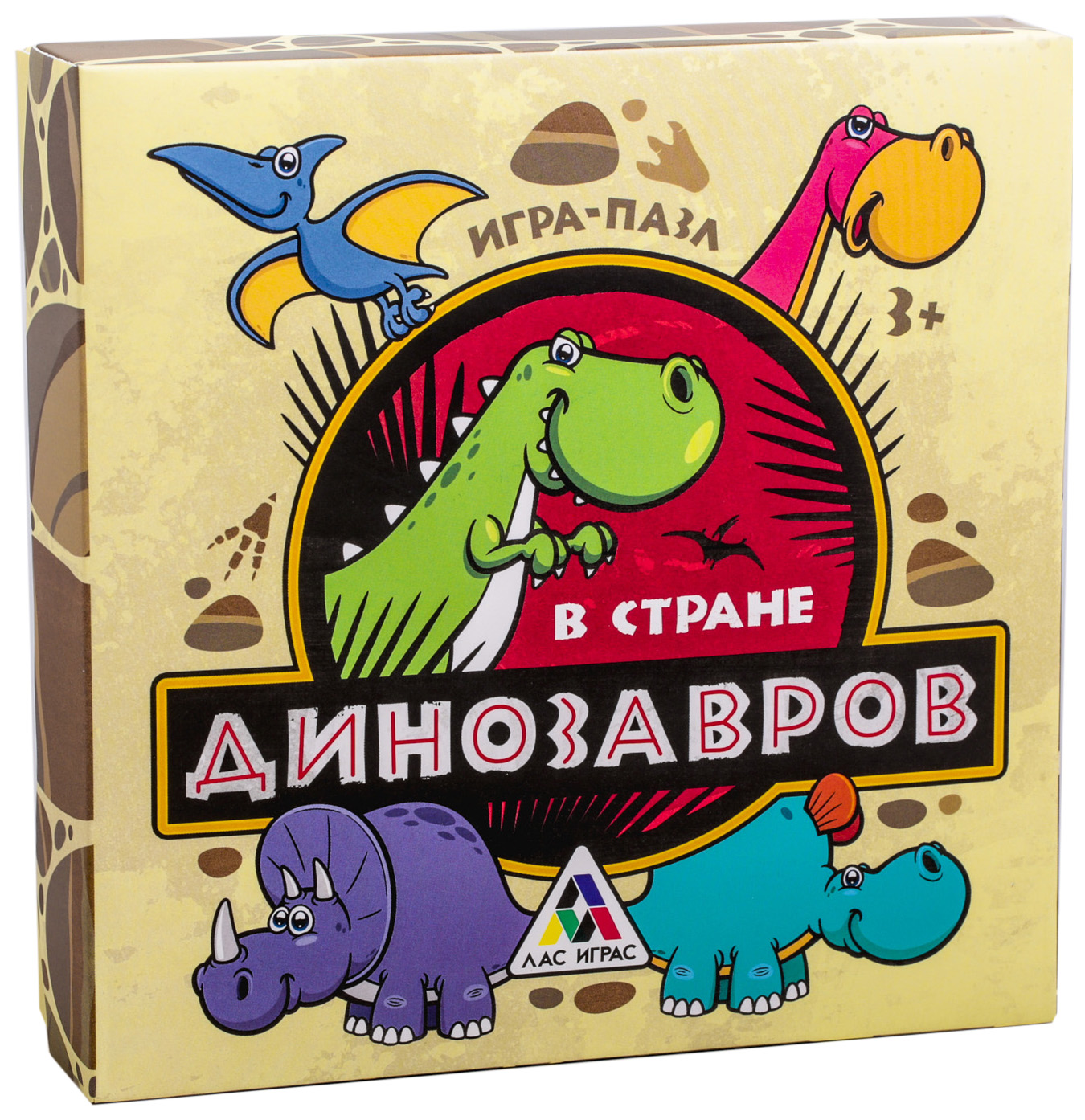 

Настольная игра-пазл «В стране динозавров» ЛАС ИГРАС