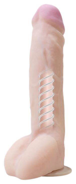 Фаллоимитатор Lovetoy неоскин на присоске 