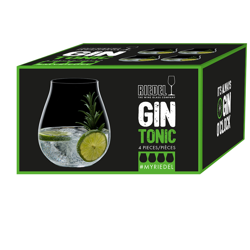 фото Gin o'clock - набор стаканов 4 шт. gin 762 мл хрустальное стекло (set 4 pcs) riedel