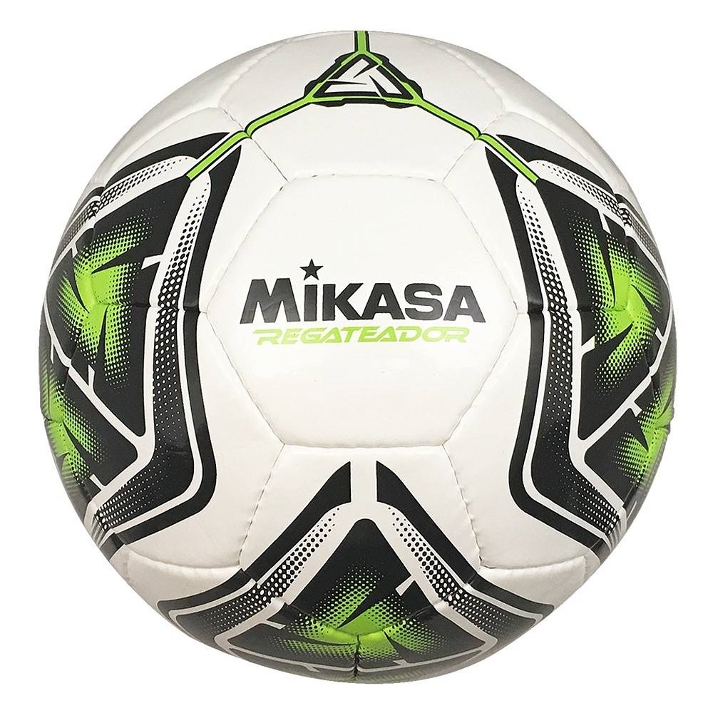 фото Футбольный мяч mikasa regateador №4 white/green/black