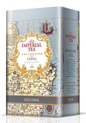 

Чай зеленый крупнолистовой китайский улун Imperial tea collection Oolong ж/б 120 г
