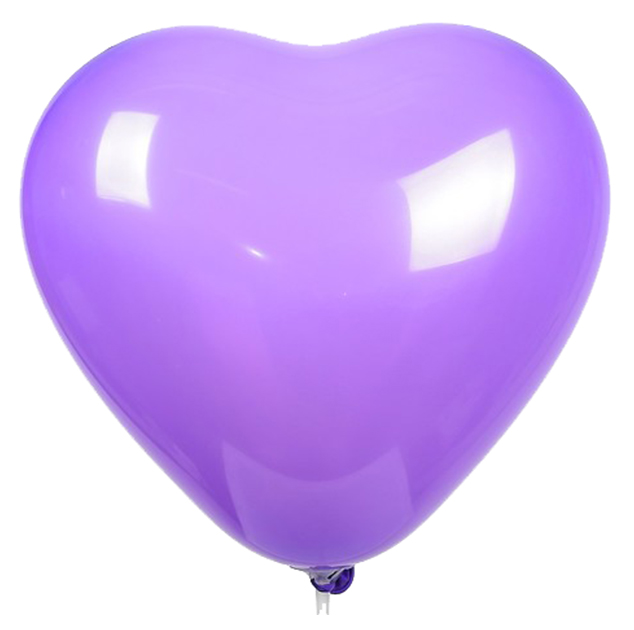 

Шар латексный 12", сердце, пастель, набор 50 шт., цвет лиловый GLOBOS FESTIVAL S.A.