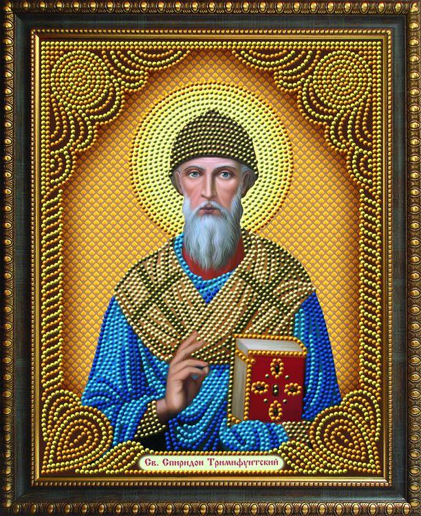 

Алмазная вышивка Алмазная Живопись Икона Спиридон Тримифунтский, 22x28 см, Икона Спиридон Тримифунтский