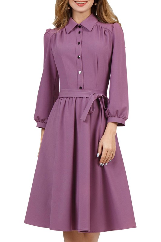 Платье женское MARICHUELL MPL00116V(LUISA) фиолетовое 48 RU