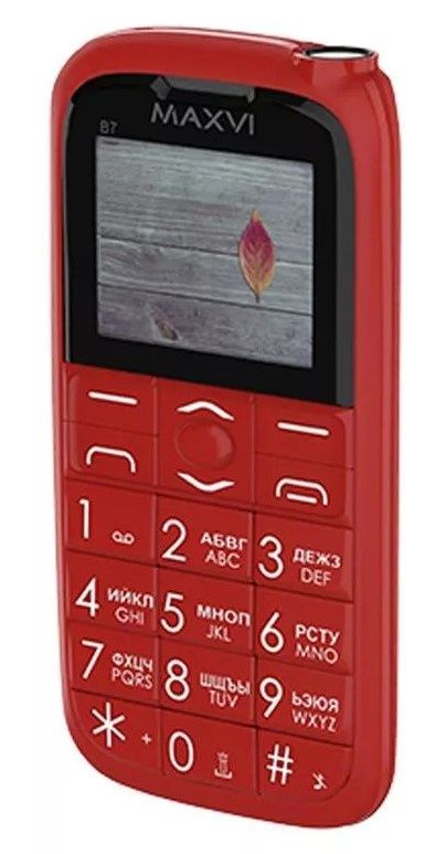 фото Мобильный телефон maxvi b7 red