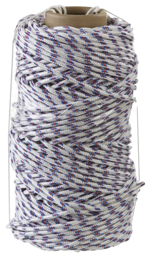Фал плетёный полипропиленовый СИБИН 16-прядный диаметр 8 мм, бухта 100 м, 520 кгс