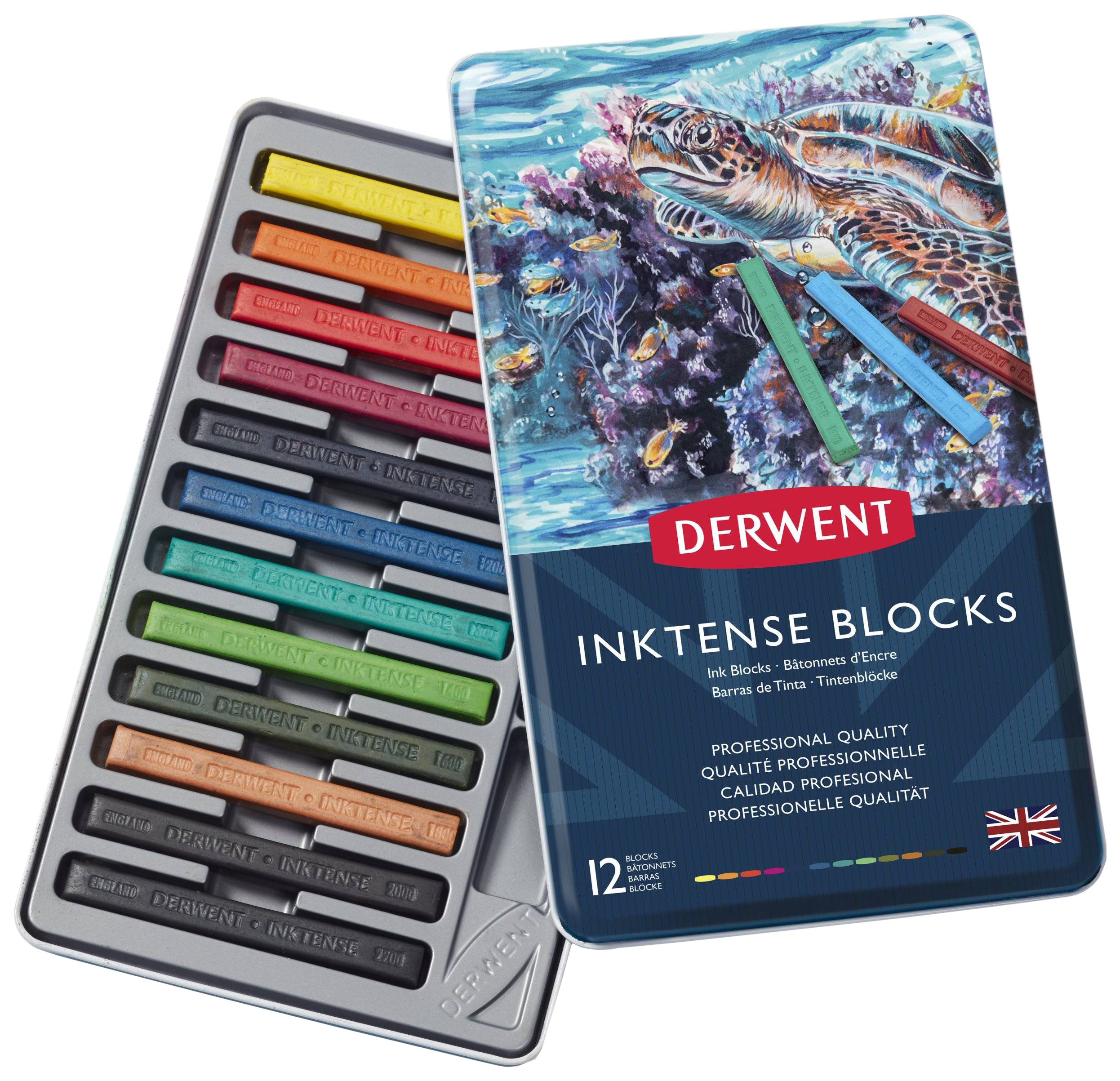 

Карандаши цветные Derwent Inktense 2300442 12 шт