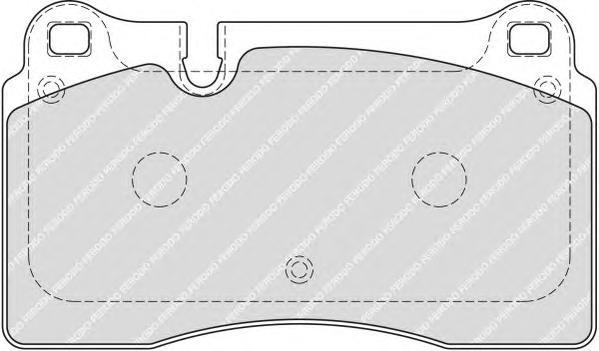 фото Комплект тормозных колодок ferodo fdb1877