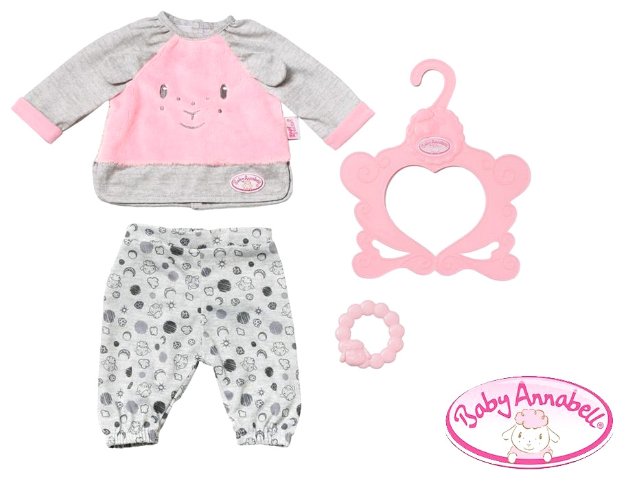 

Пижамка Zapf Creation Baby Annabell 700-822, Розовый;серый, 700-822