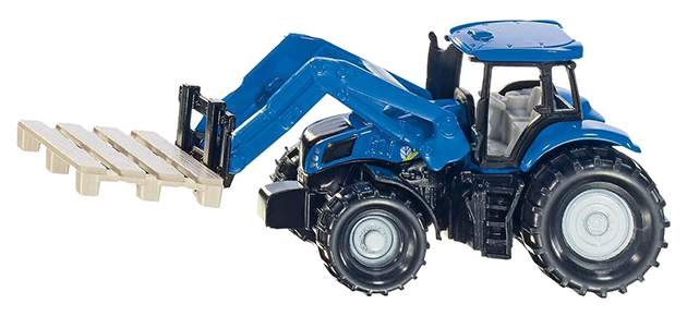 фото Спецтехника siku трактор new holland с вилами для поддонов 1:87 1487