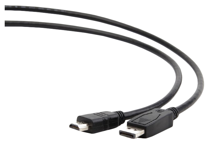 фото Кабель cablexpert displayport-hdmi, m-m 1м black (cc-dp-hdmi-1m)